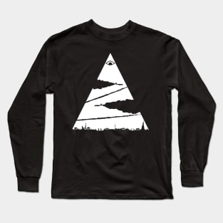 Chemtrails Pyramid Long Sleeve T-Shirt